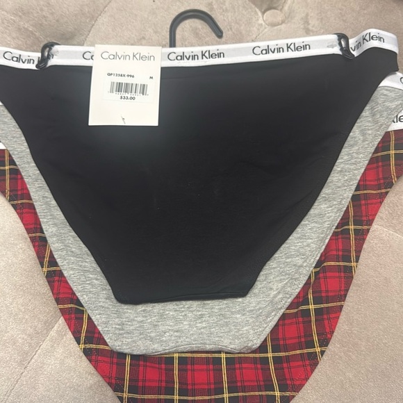 Calvin Klein three pack cotton bikini panties, new - Picture 3 of 5